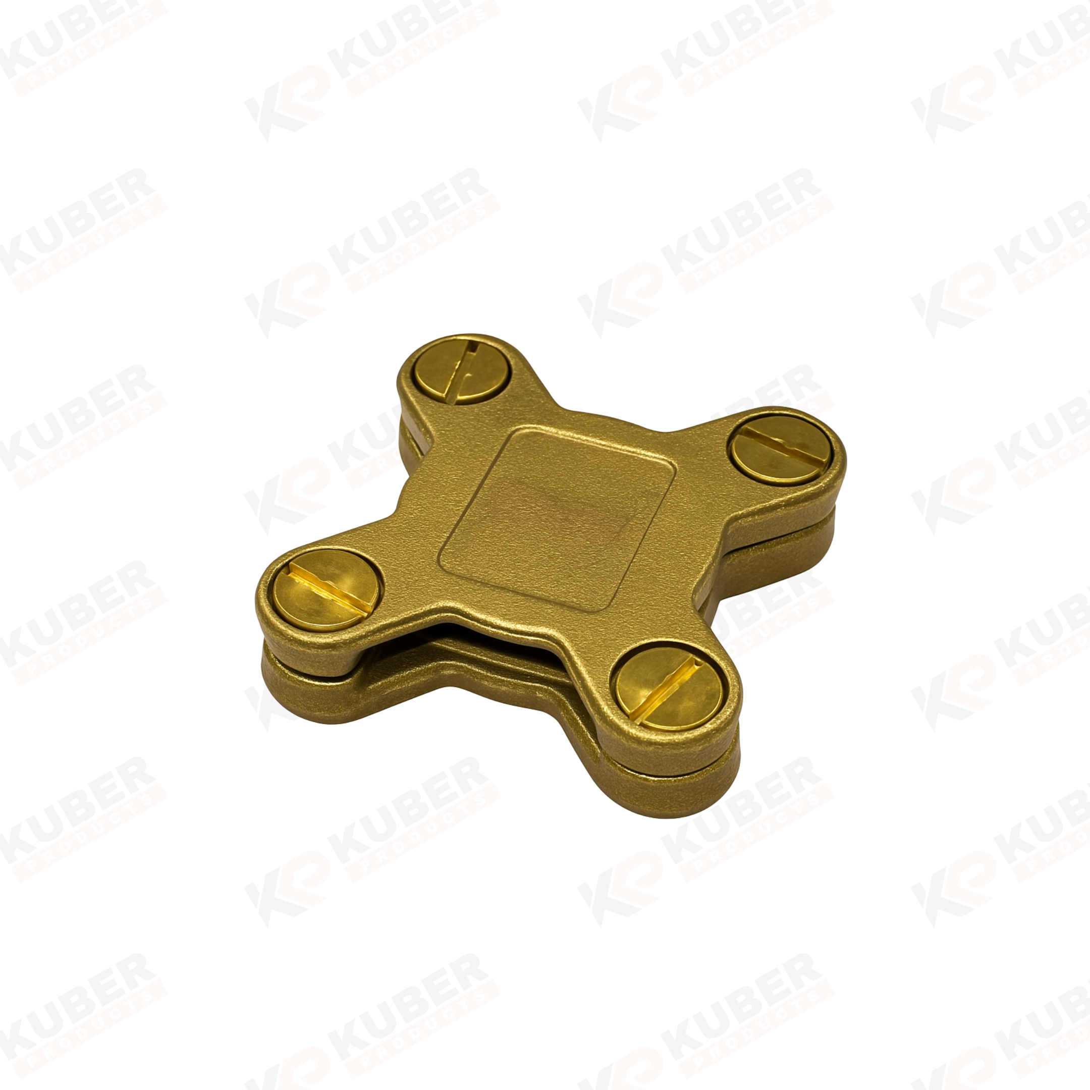 Square Tape Clamp - Color: Brass