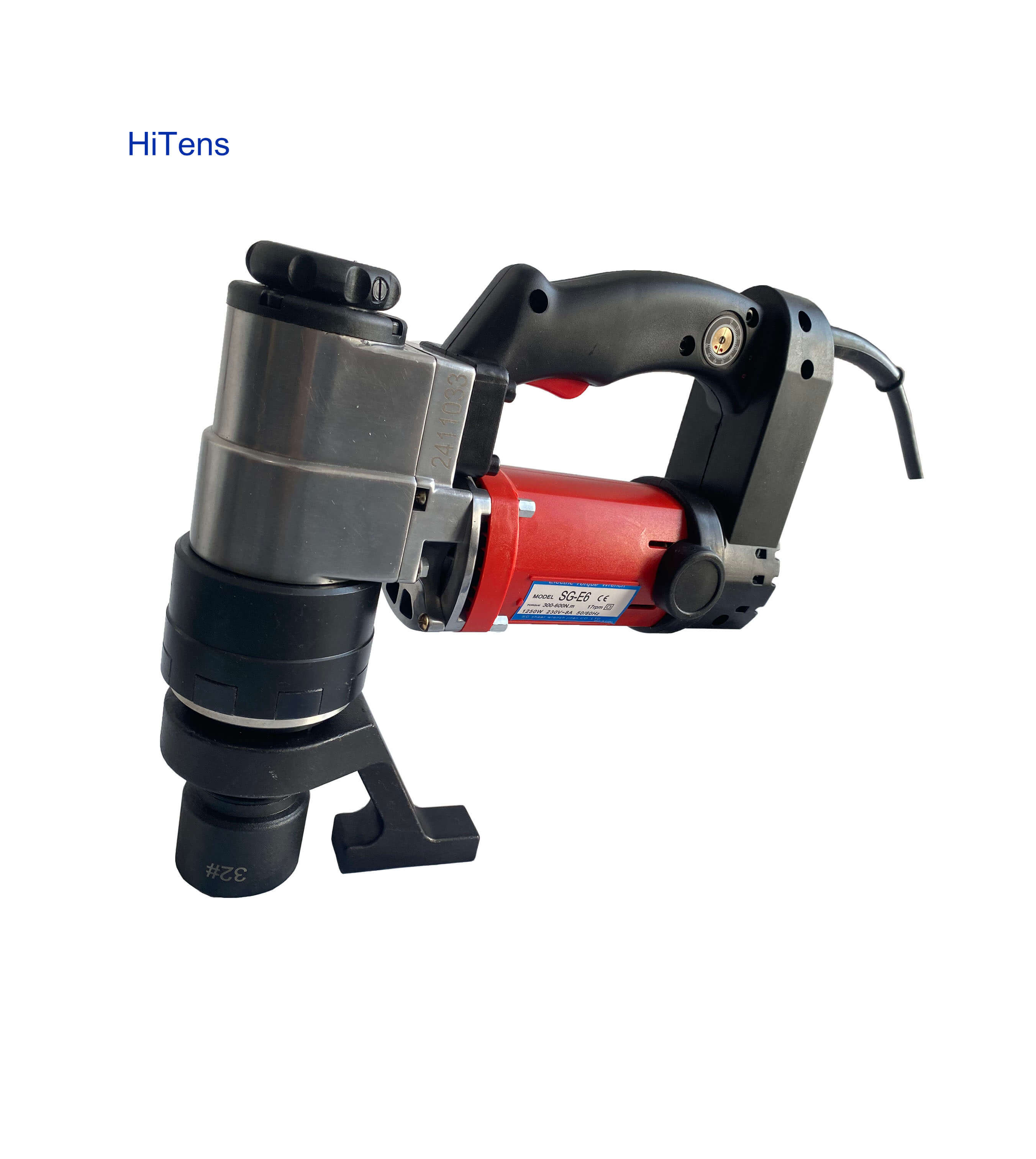 Electric Torque Wrench 300nm 400nm 500nm 600nm - Color: Red And Black
