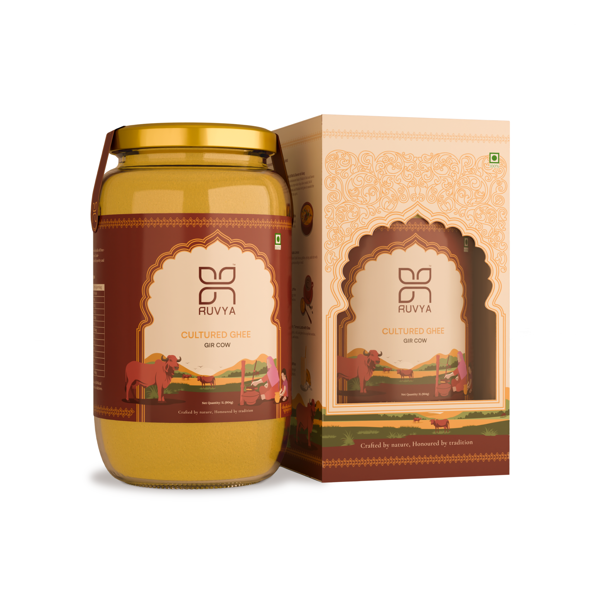 Ruvya A2 Cultured Gir Cow Ghee - Age Group: Baby