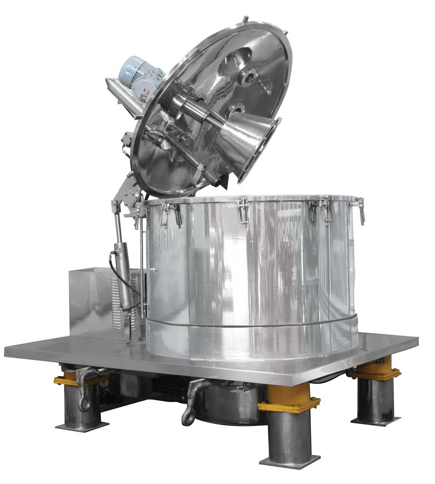 Vertical Centrifuge For Pesticide Formulations - Color: Silver Blue
