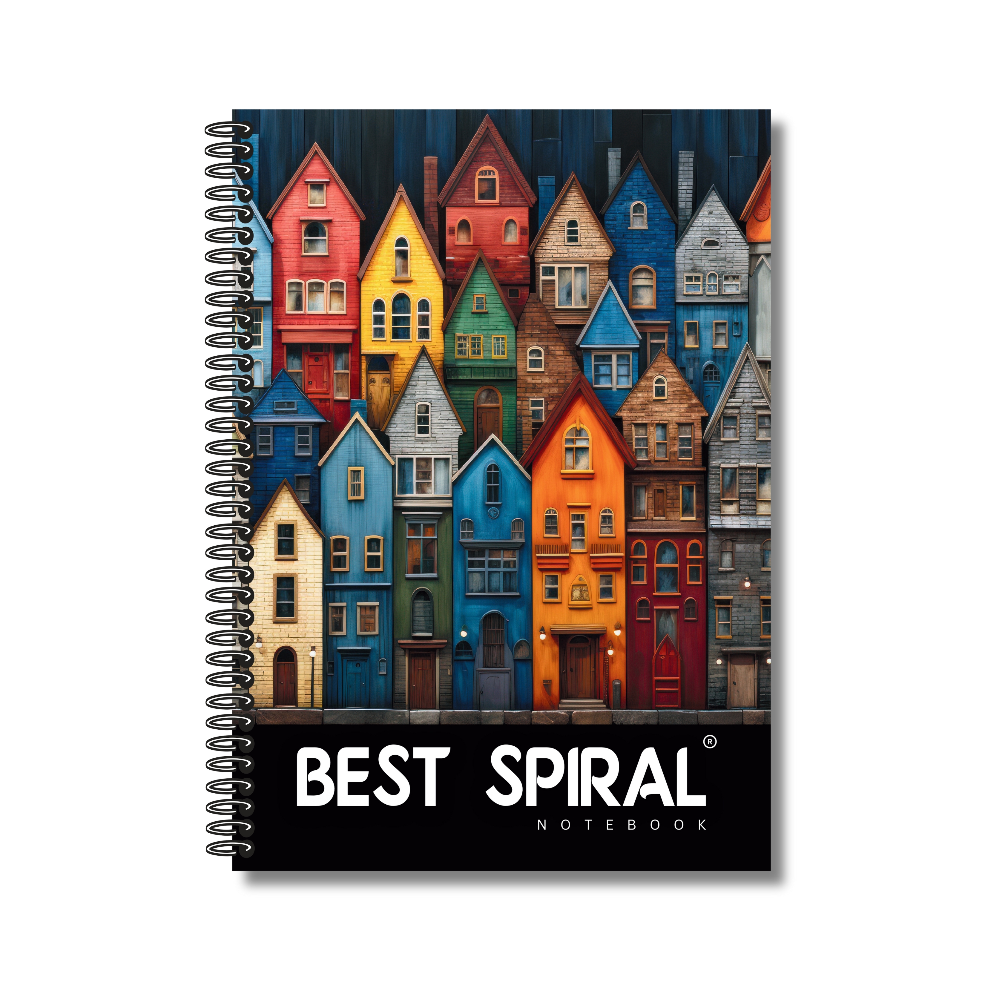 Best Spiral Notebook Plain 200 Pages - Material: Paper