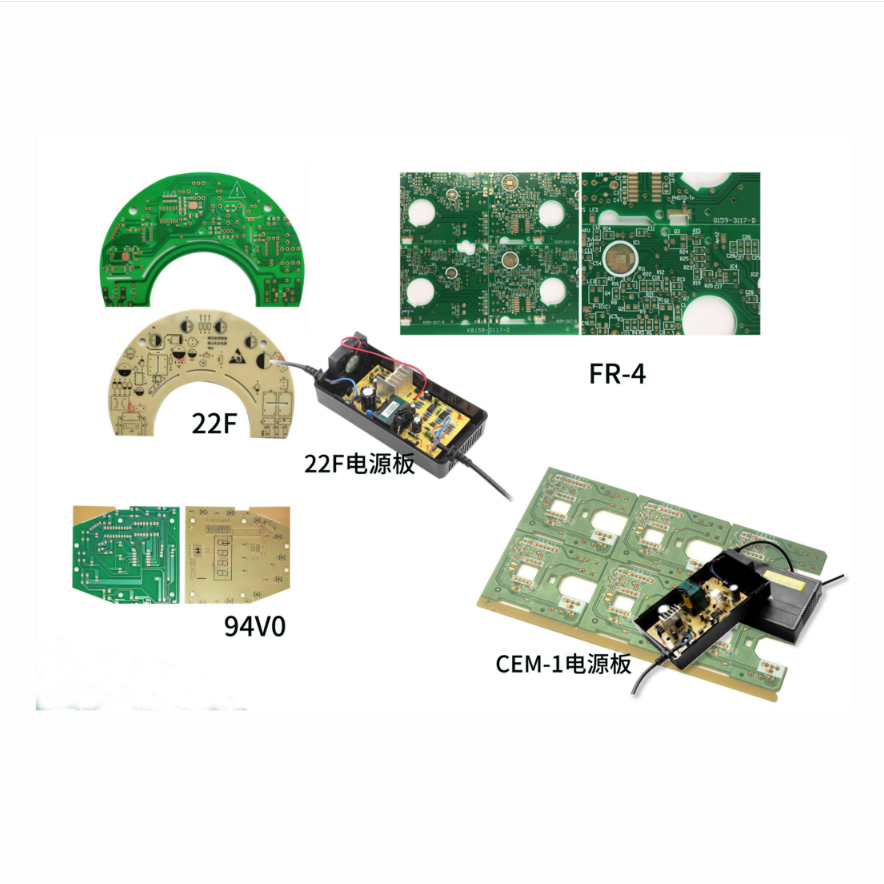 1.0mm 15um Fr-4 Led Pcb Superior Performance Customized Solutions For Power Supplies Industrial Control Board - Base Material: Fr4