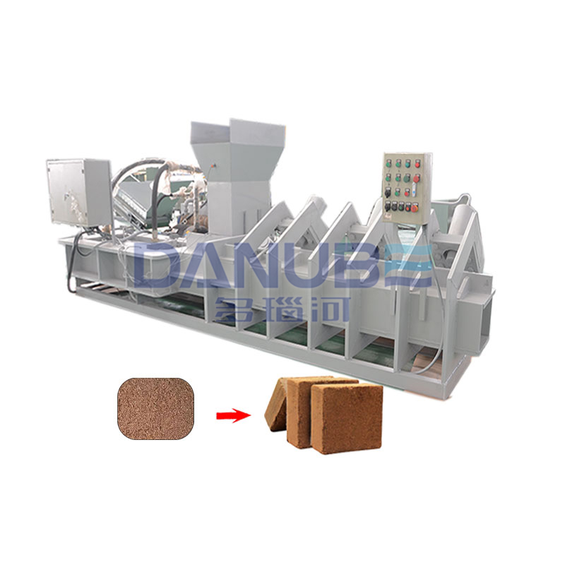 Coconut Coir Processing Machine Coconut Peat Press Blocking Machinery Coconut Coir Briquetting Machine