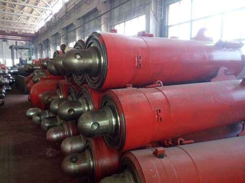 Technical Support Available For Hydraulic Support Telescopic Q-80/60X800 - Color: Red