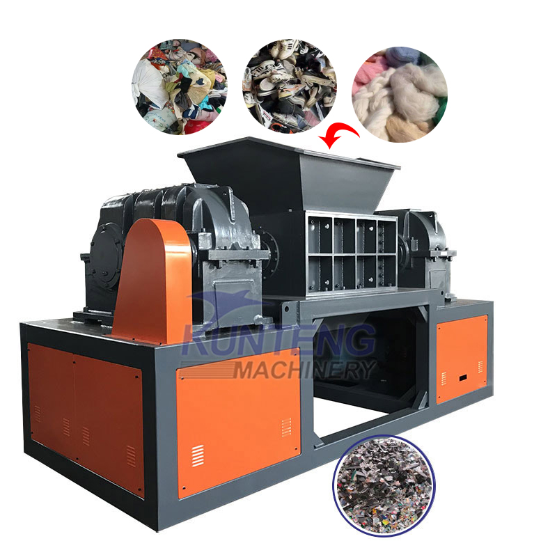 Dual Axis Household Garbage Shredder Waste Clothes Shredder - Color: Customized