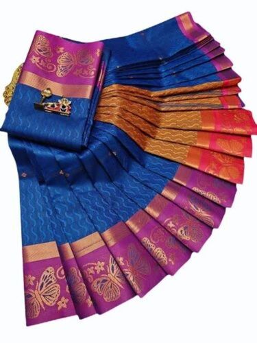 Ladies Silk Saree - Color: Multi Color