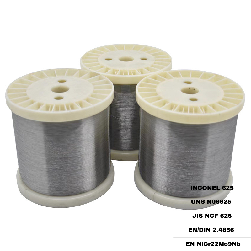 625 UNS N06625 Wire - Inconel 625, Silver, All Sizes | Corrosion, Acid, Alkali, Oxidation, Heat Resistant, Weldable, Fatigue & Creep Resistant
