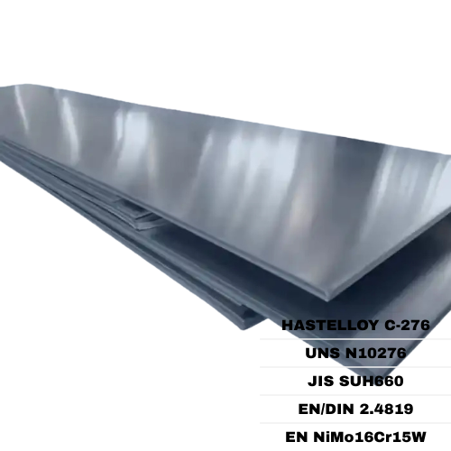 C 276 UNS N10276 Plate - Metal Rectangular Blue, NiMo16Cr15W Alloy | Corrosion Resistant, High Strength, Heat Resistant