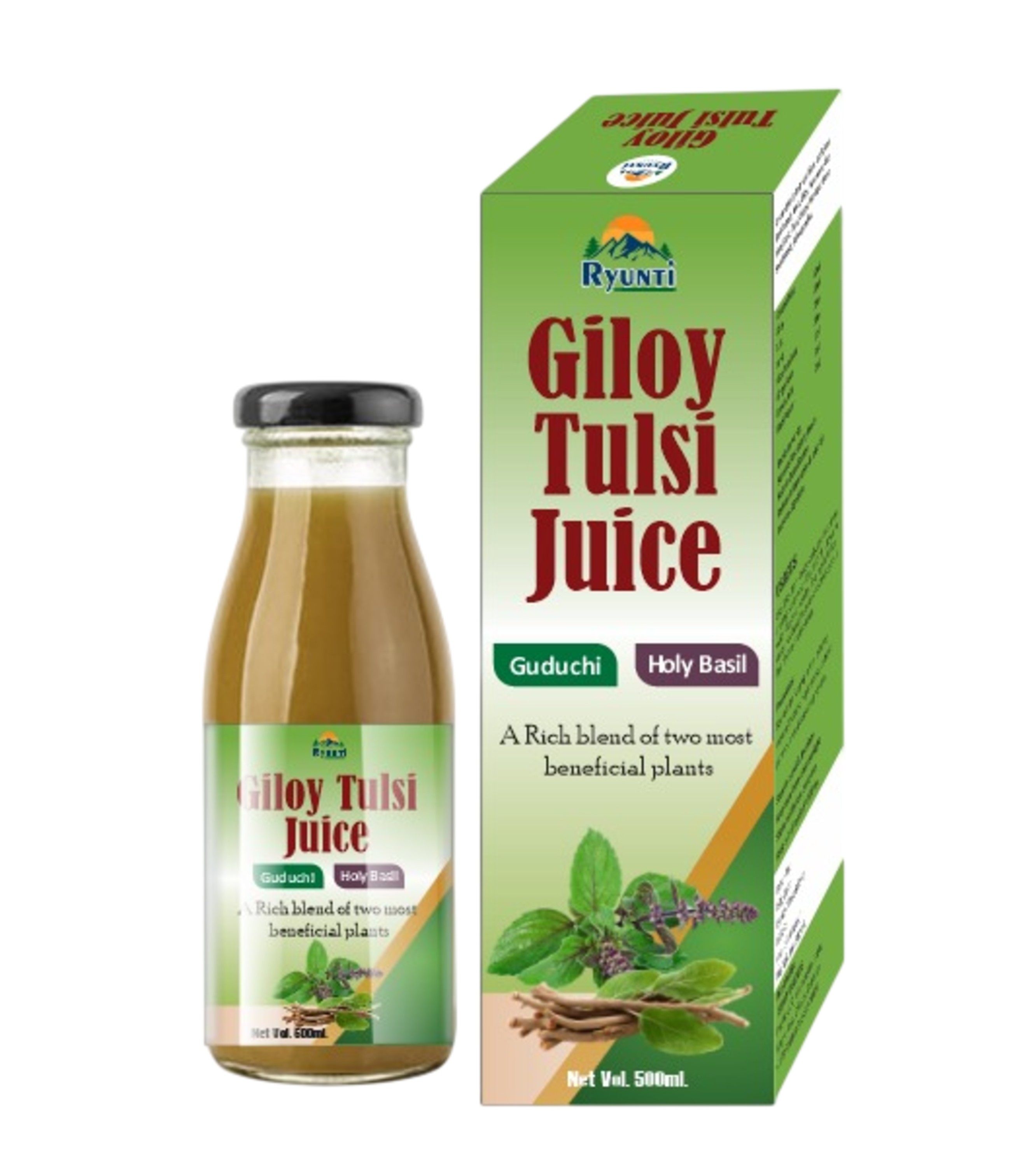 Giloy Tulsi Juice 500Ml - Age Group: Suitable For All Ages