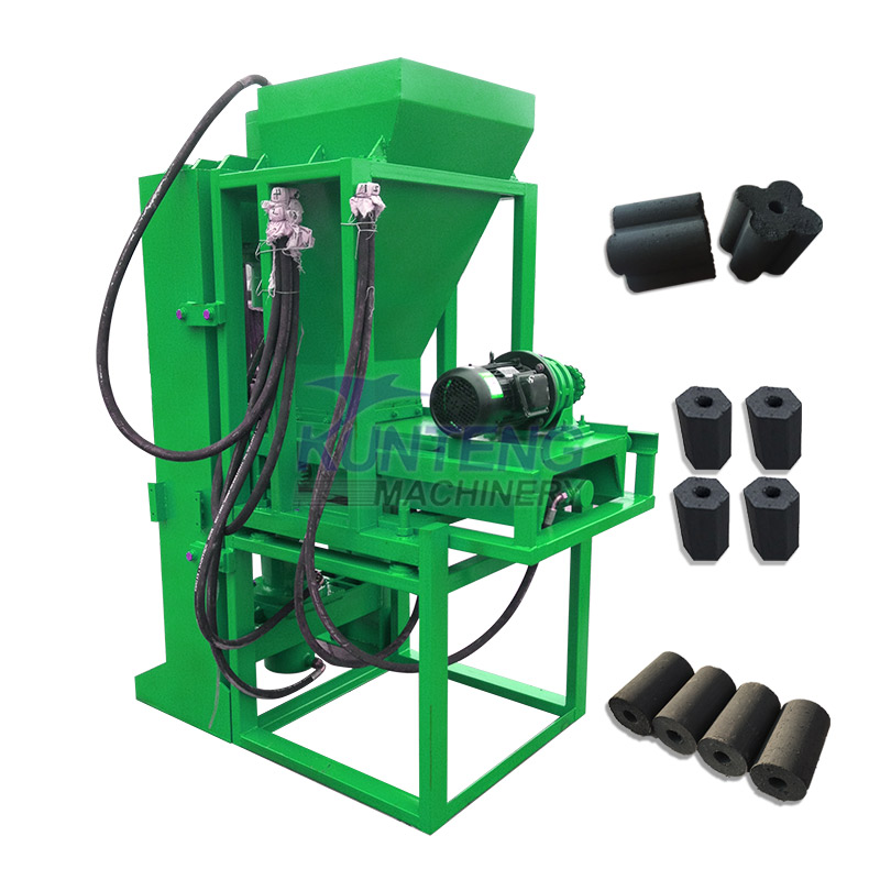 Shisha Charcoal Briquetting Machine - Briquette Size: Customized