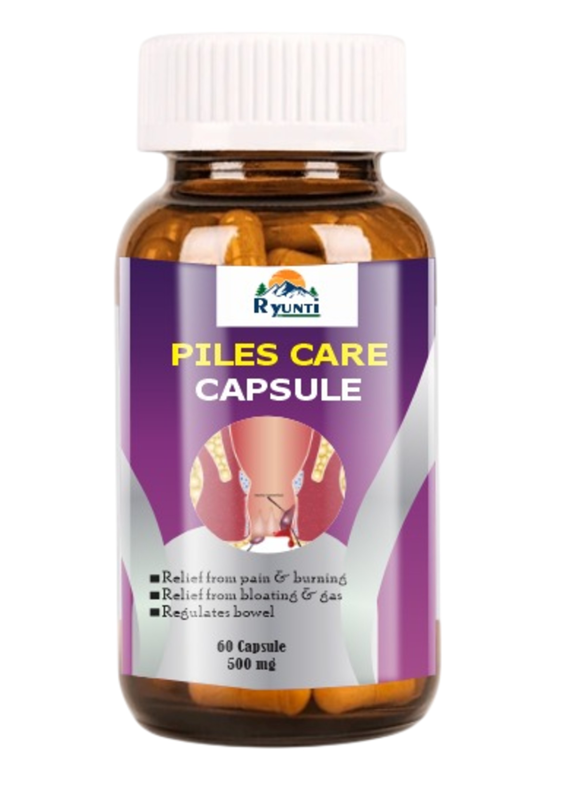 Piles Care Capsule Pack Of 60 Capsules - Drug Type: Health Supplements
