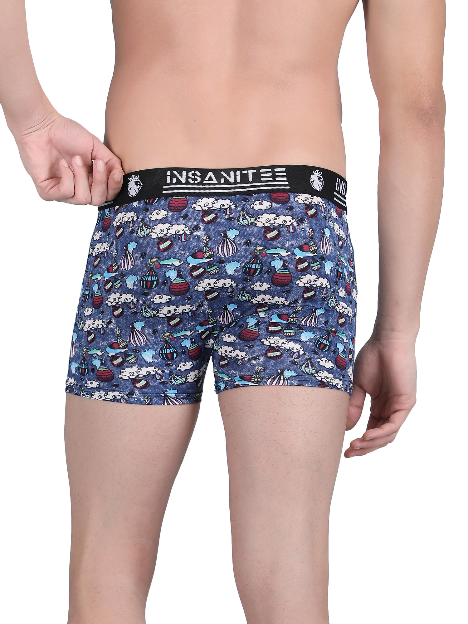 Insanitee Printed Mens Underwear - Color: Multicolour