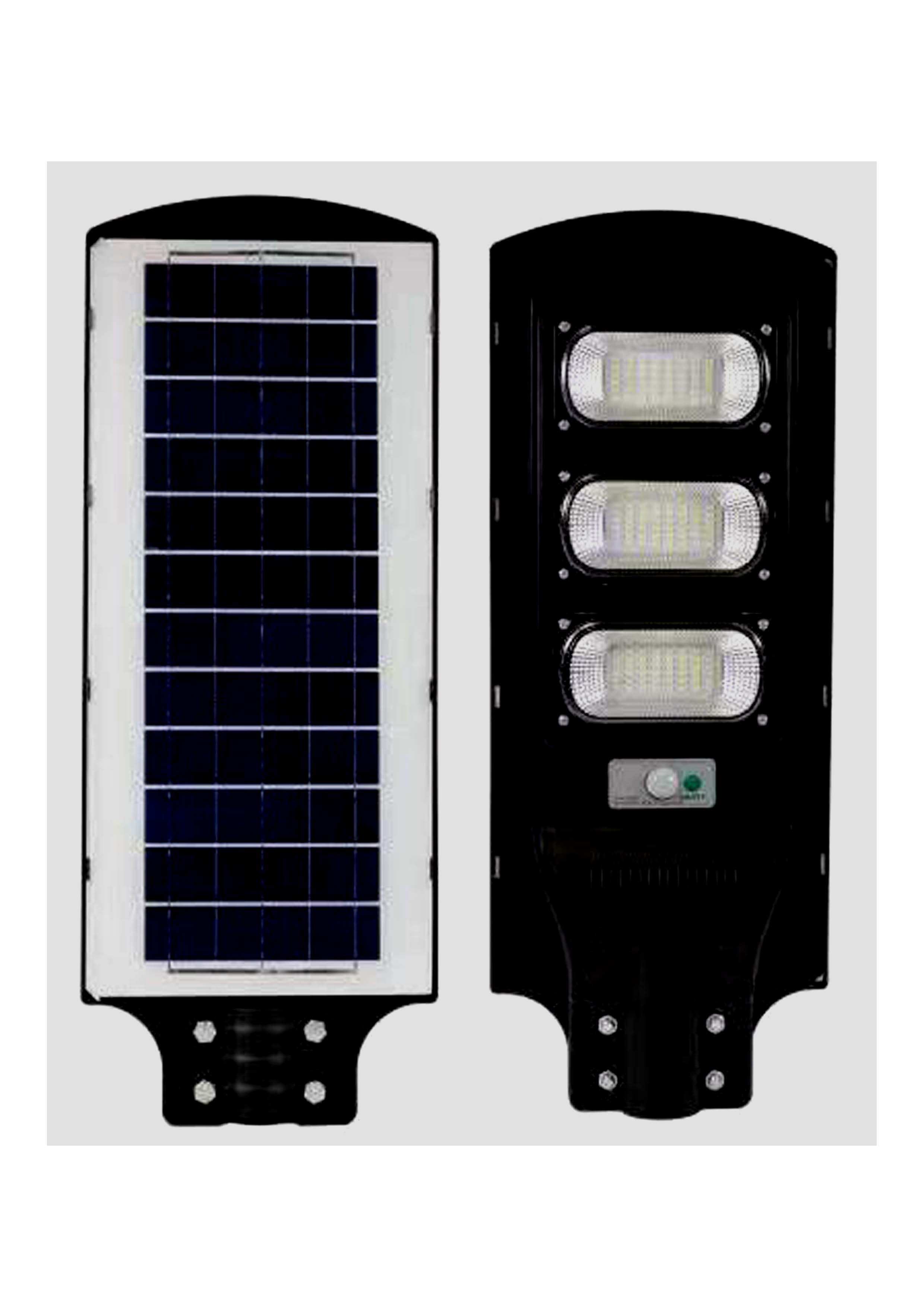 90 Watt Led Solar Street Light - Color: Black