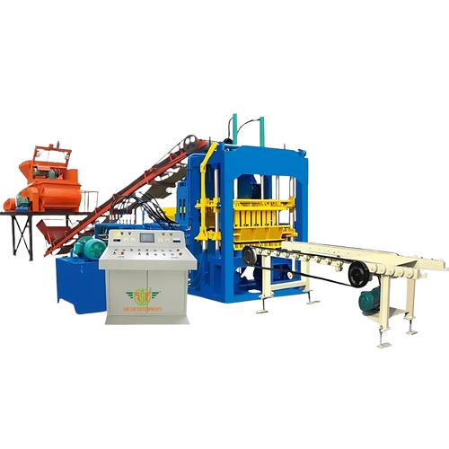 Concrete Block Making Machine - Color: Multicolor