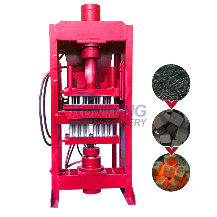 Hydraulic Charcoal Briquetting Machine - Briquette Size: Customized