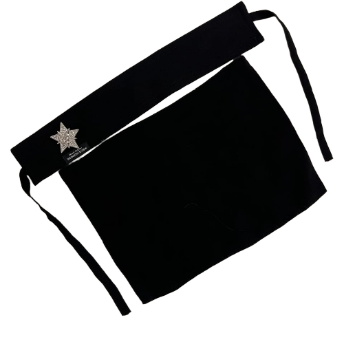 Saudi Naqab - Cotton, All Size, Black | Breathable, Washable, Embroidered Face Veil