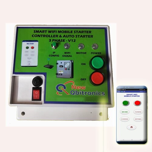 Smart Wifi 3 Phase Motor Mobile Starter Controller - Color: Multicolor