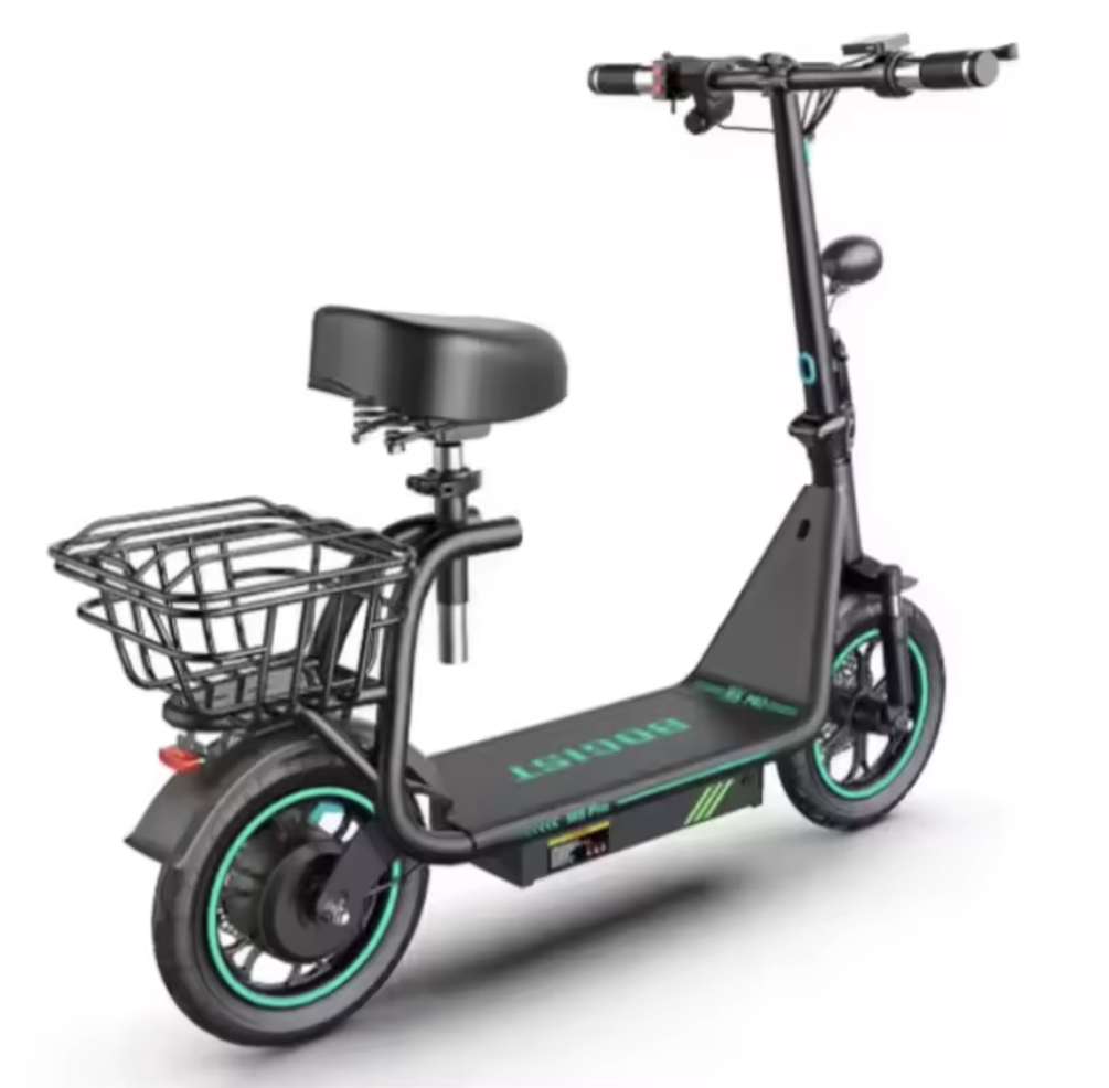 Iscooter 1000W Electric Scooter Seat 3 Year Warranty Portable Design Long Range Commuting 28Mph Speed Surround Sound - Battery Capacity: 500000 Ampere-Hour (Ah)