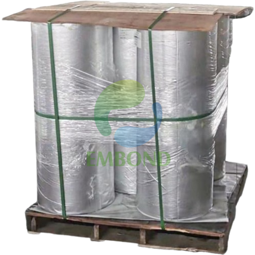 Single Sided Aluminum Foil Butyl Tape Master Rolls - Color: Silver
