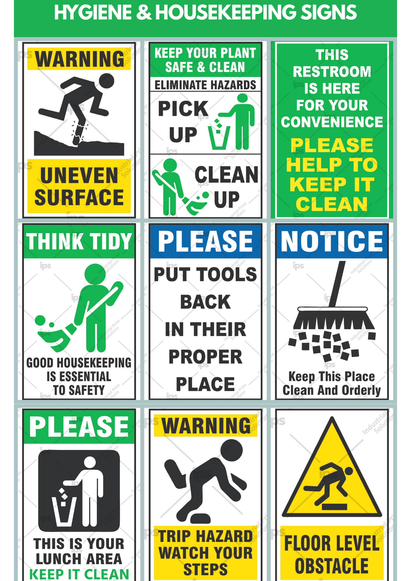CONSTRUCTION SAFETY POSTERS