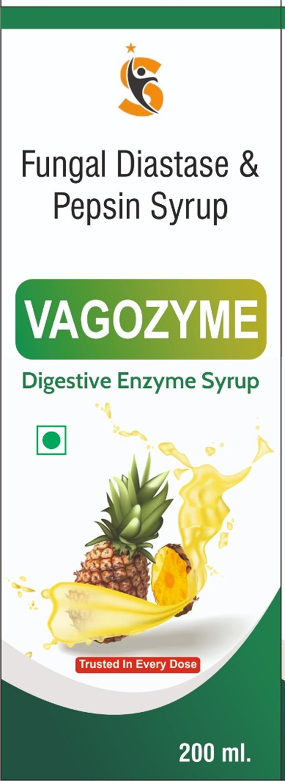 Vagozyme Digestive Enzyme Syrup - Physical Form: Liquid
