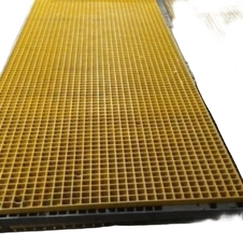 25mm Frp Pultruded Fiberglass Grating - 5mm Thickness, 38x38mm Mesh, Multicolor | Moulded Rectangle for Industrial Use