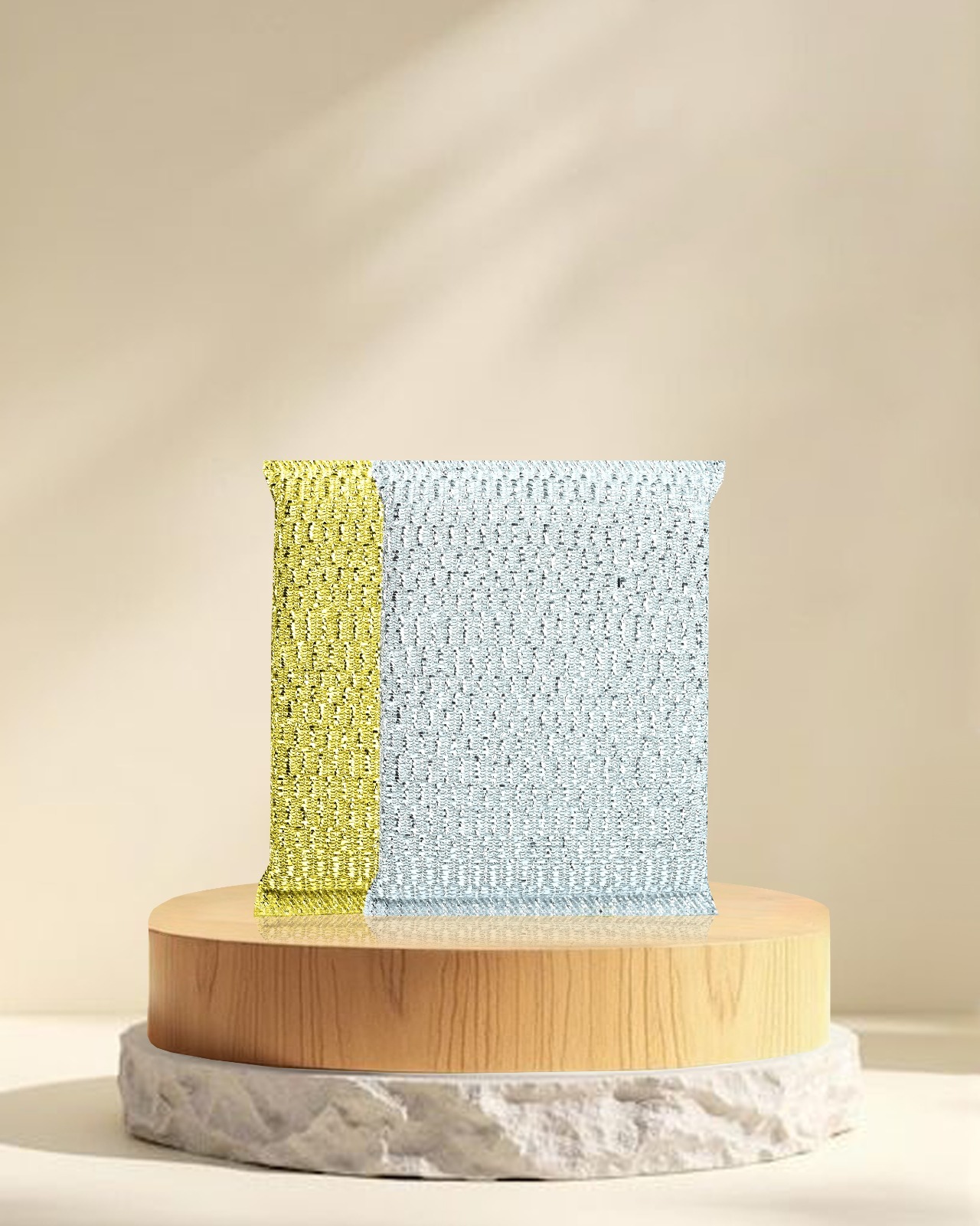 90 X 130 X 17 Mm Foam Smart Scrub Pad - Color: Colors