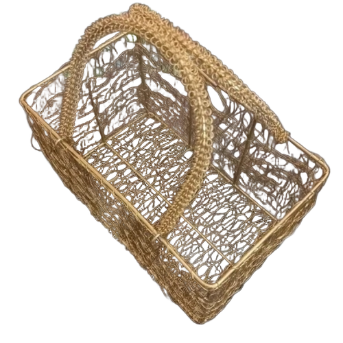 Hamper Golden Basket