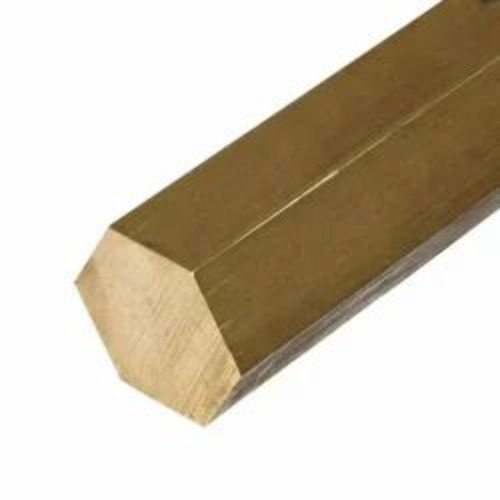 Golden Aluminium Bronze Alloy - Aluminium 150mm Hexagonal Bars | Industrial Use