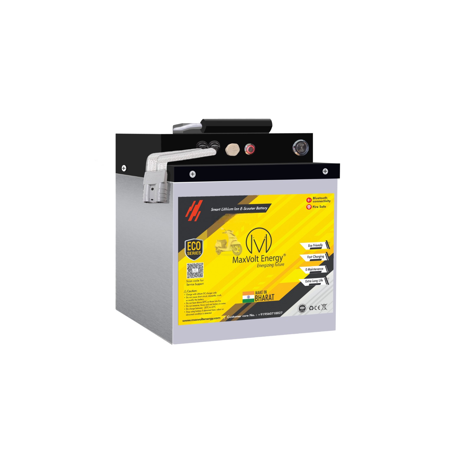 Atp Ev Lithium Ion Battery 60v 25ah For All Ebike, Smart Battery With Mobile App Control, Electric Scooter, Sb50 Connector, 15 Months Warranty, 60 Km Range