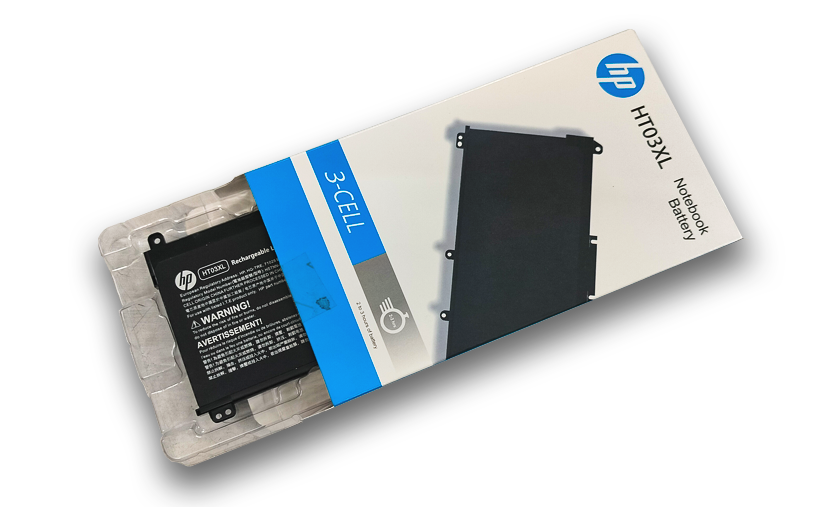 Hp Genuine Ht03xl Laptop Battery - Color: Black