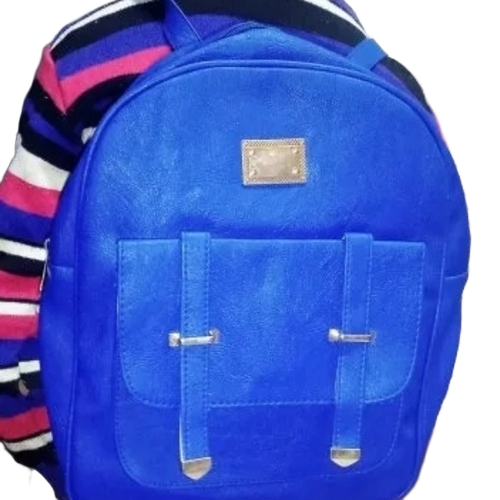 Fancy Girl College Bag - Blue Printed Design, Customizable Color, Design, Weight, Size