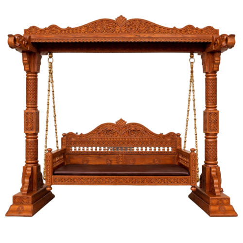 Handcrafted Wooden Swing Design For Home