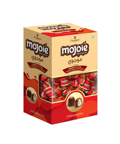 Compound Chocolate - Pc0856 Mojoie 12G Dome Top Twist Box (1Kg) Strawberry - Pack Size: 1Kg