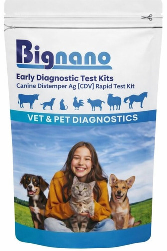 Bignano Canine Distemper Virus Antigen [Cdv Ag] Rapid Test Kit - Application: Hospitals
