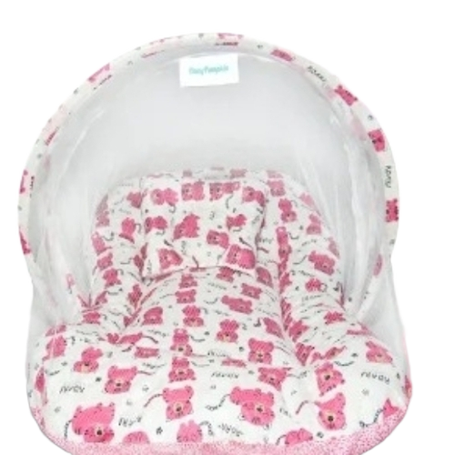 Pink Baby Mosquito Net Bed