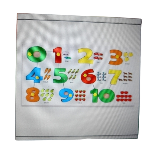 Wooden Number Puzzle 