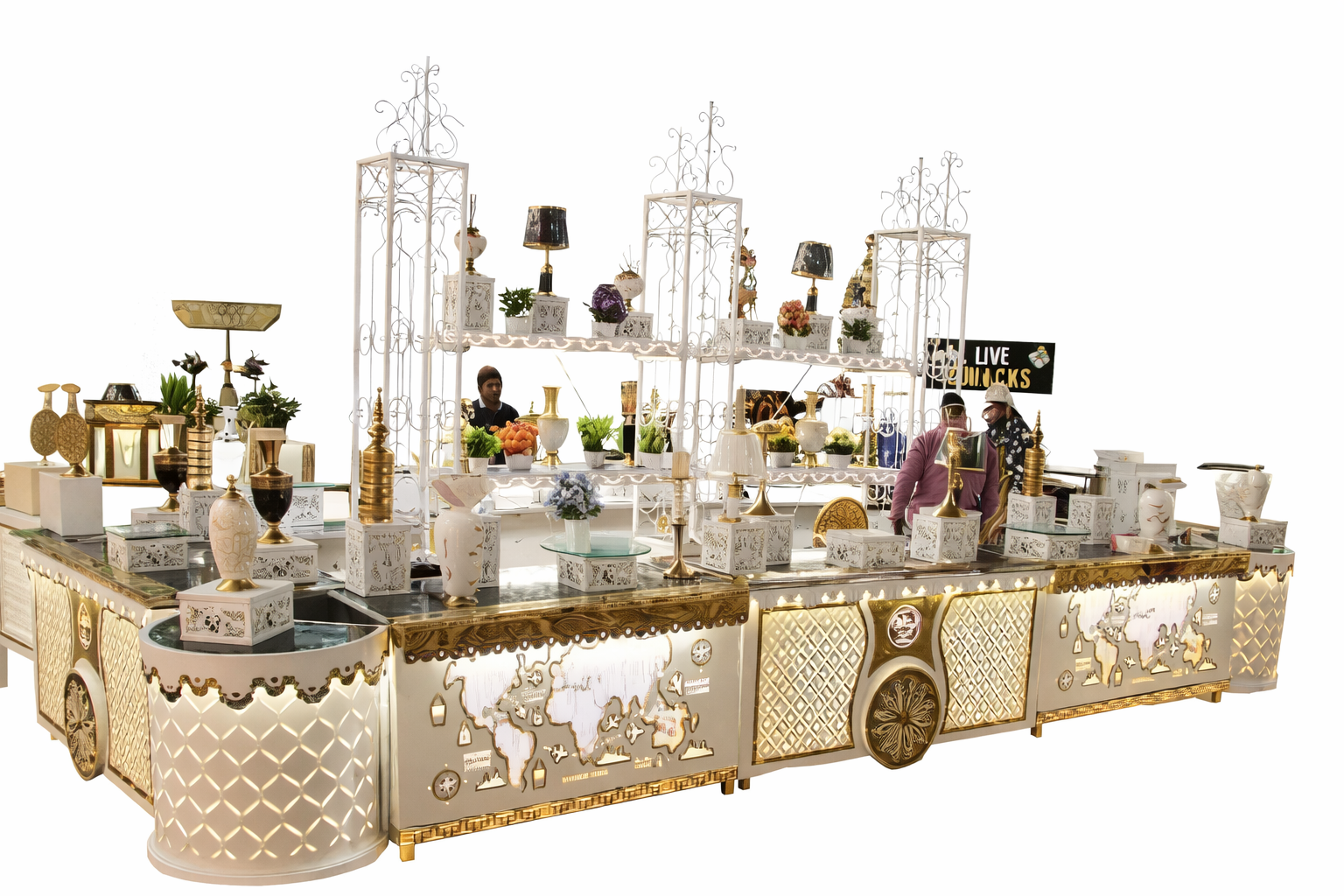 The Grand Royal Wedding Counter - Capacity: 50 Kg