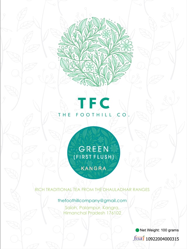 Kangra Green Loose Leaf Tea 100Gm Pack - Caffeine (%): 1 Grams (G)