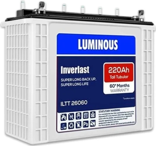 220 Ah Luminous Battery - Battery Capacity: 101 A 105Ah