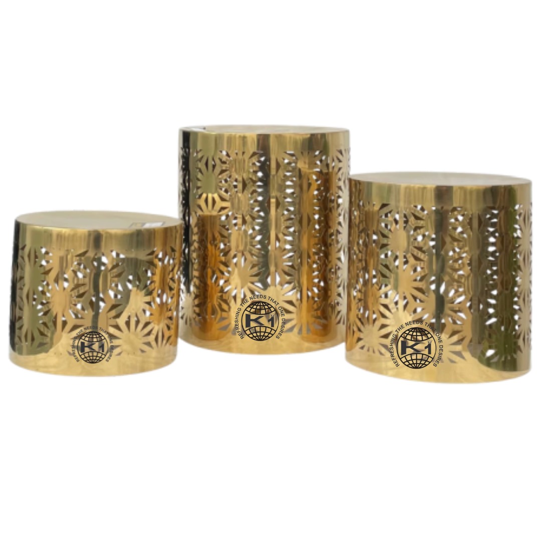 Royal Heritage Grand Elevation Display Riser Set For Luxury Buffet Presentation - Color: Gold