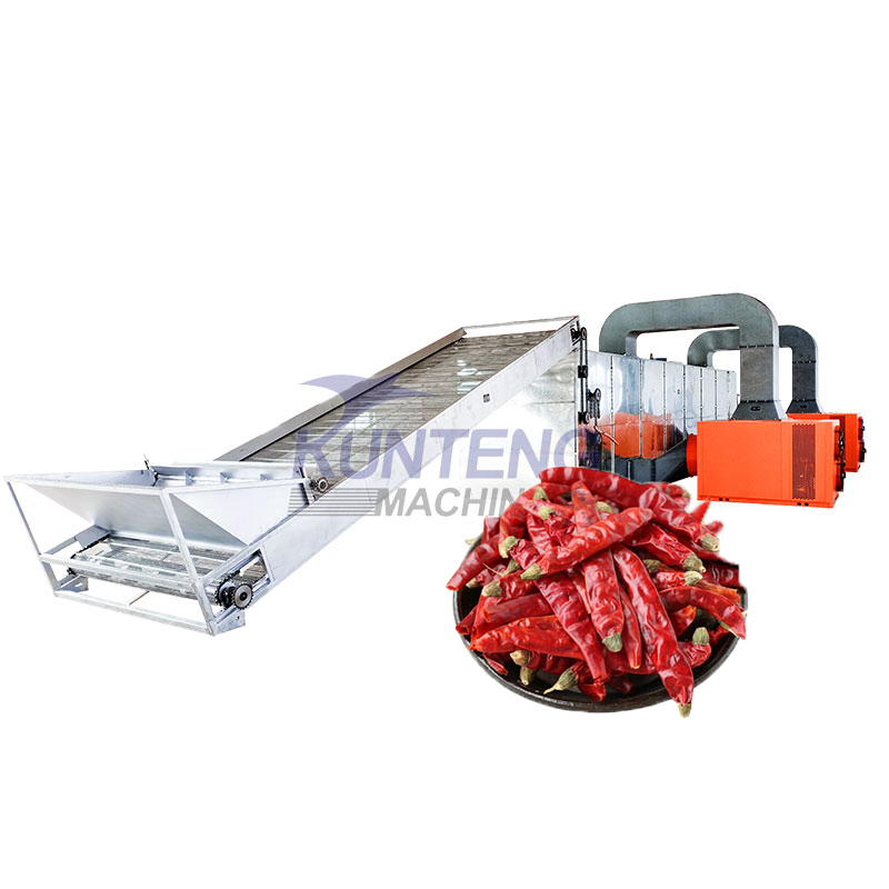 Red Chili Pepper Drying Machine - Capacity: 50 Ton/Day