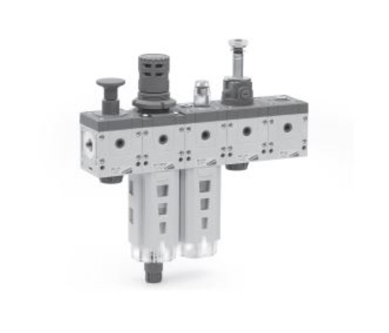 Md Series Filter Regulator & Lubricator - Color: Grey