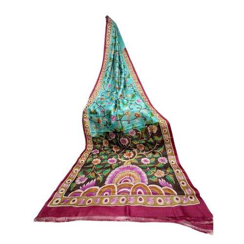 Pure Silk Hand Kalamkari Saree - Gender: Female