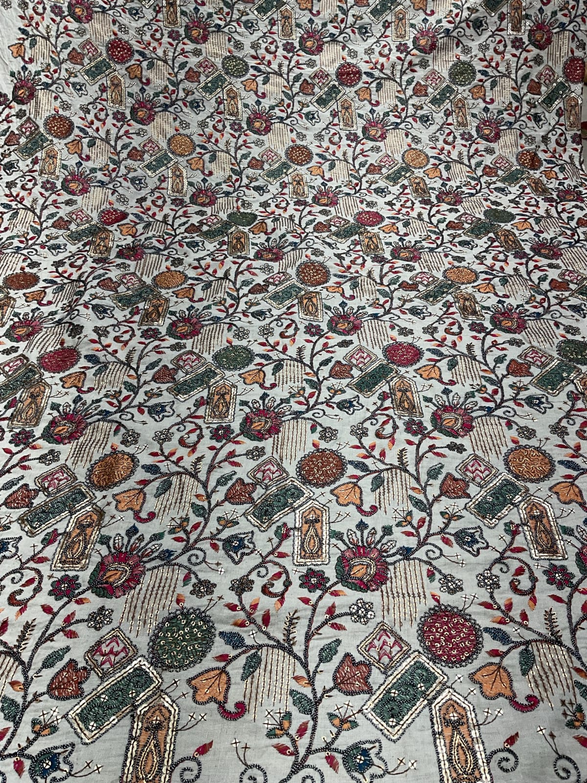 Embroidered Cotton Fabric