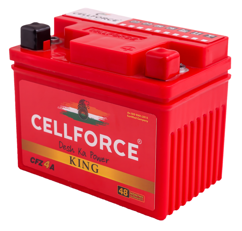 Two Wheeler Battery 12v/4ah Cfz4a - Battery Capacity: 4 Ampere-hour  (ah)