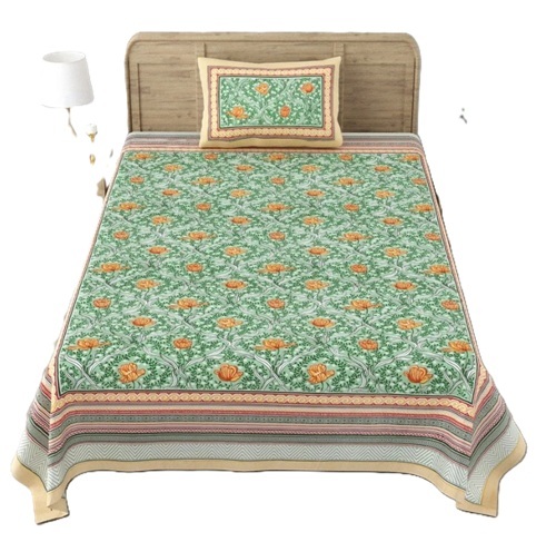 Printed Cotton Bedasheet Set