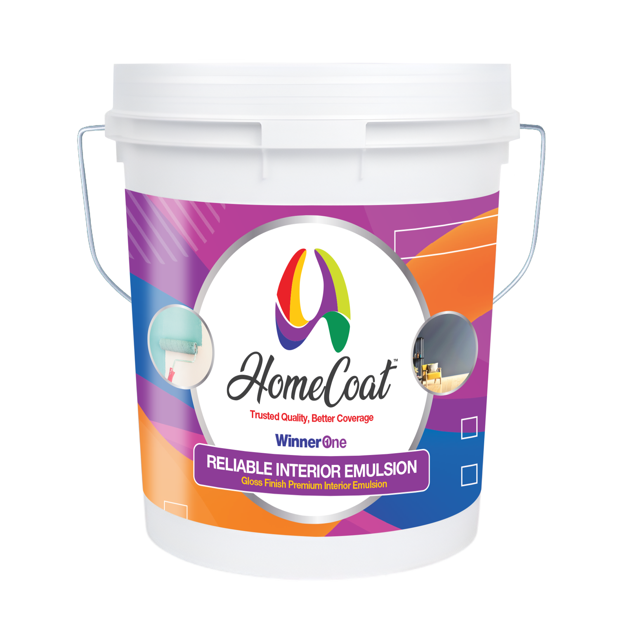 Winnerone Reliable Interior Emulsion Paint - Color: White