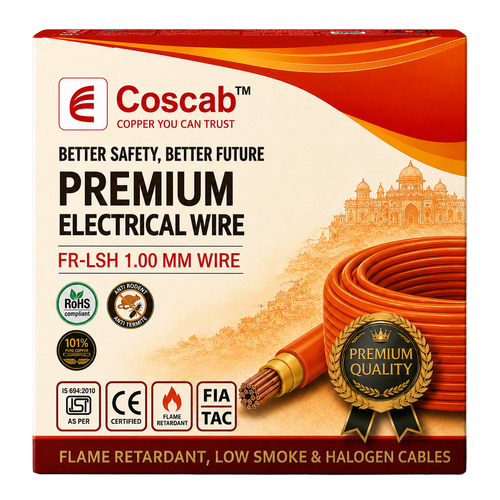 Coscab Fr- Lsh House Wire - Color: Red
