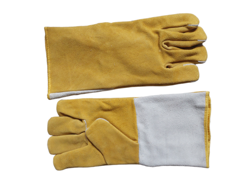 14 Inches Split Leather Tig Welding Gloves - Gender: Unisex